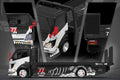 CoolCar 1:64 H300 flatbed transport trailer - Zibo 77 model with bone-like dragon paint(CC647224)