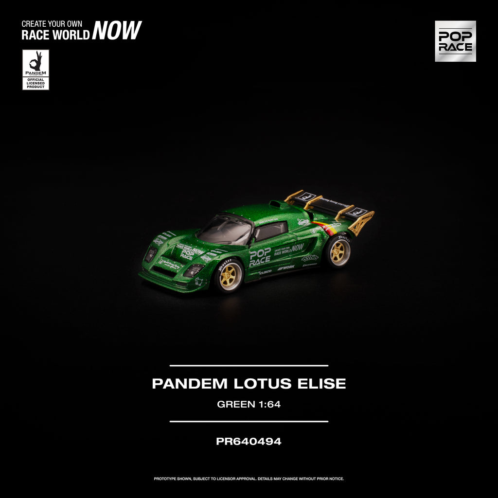 POP RACE PANDEM LOTUS ELISE GREEN