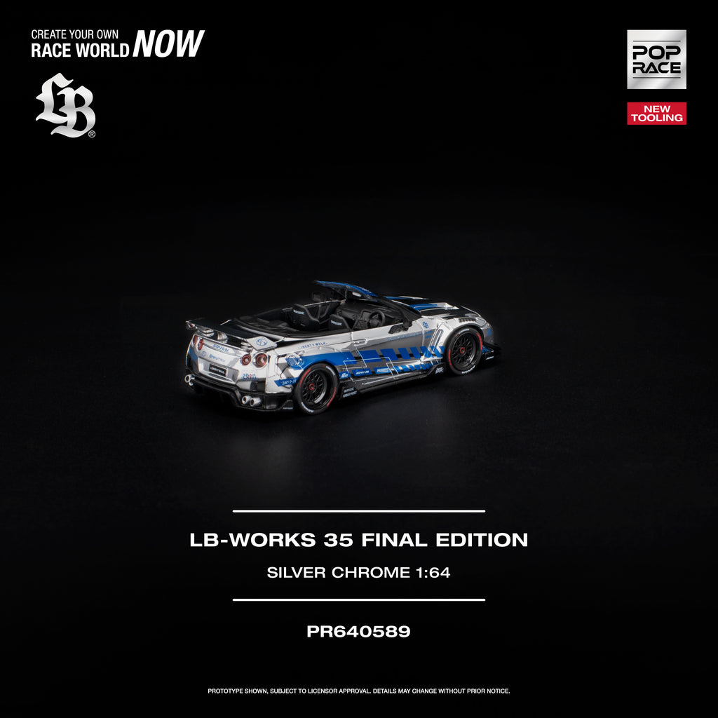 POP RACE LB-WORKS 35 FINAL EDITION SILVER CHROME