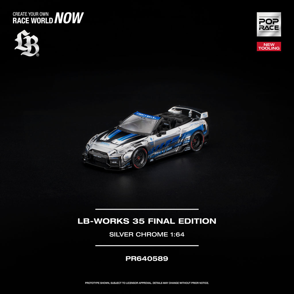 POP RACE LB-WORKS 35 FINAL EDITION SILVER CHROME