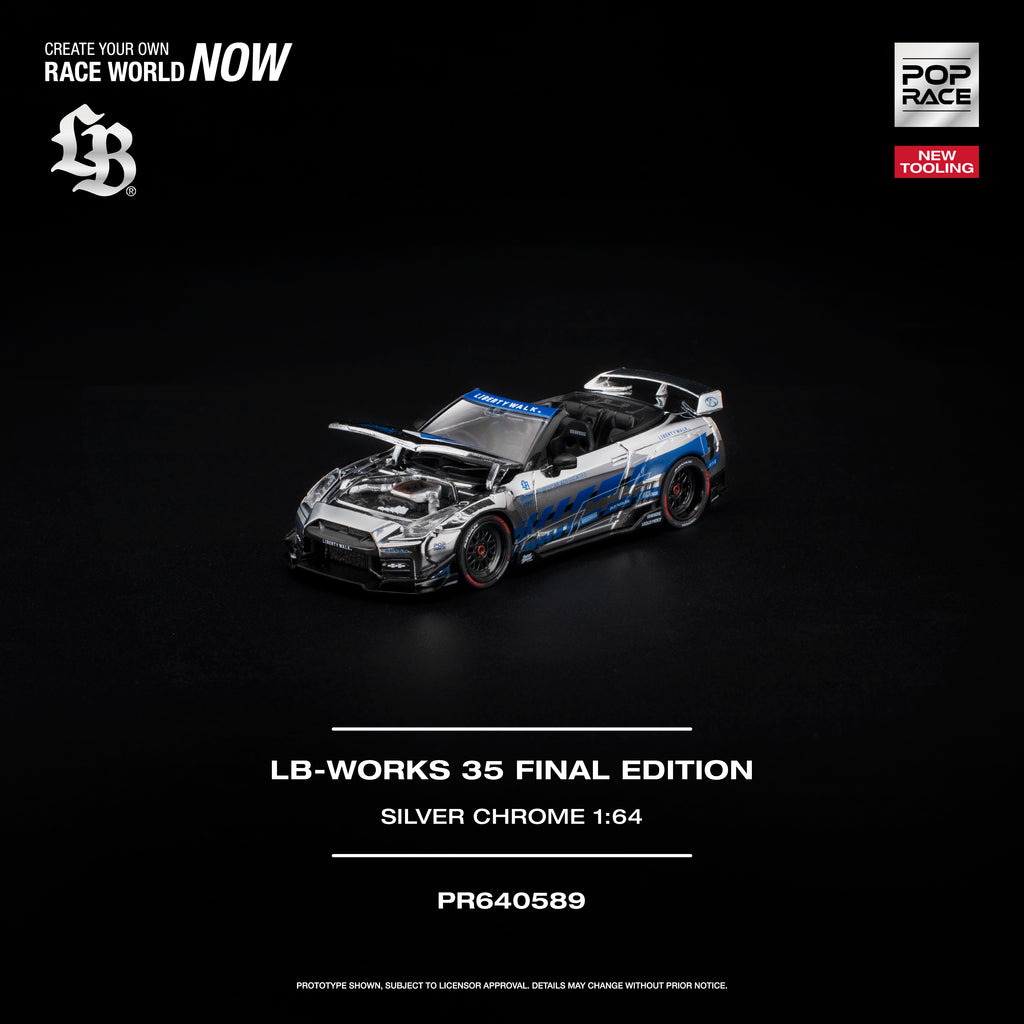 POP RACE LB-WORKS 35 FINAL EDITION SILVER CHROME
