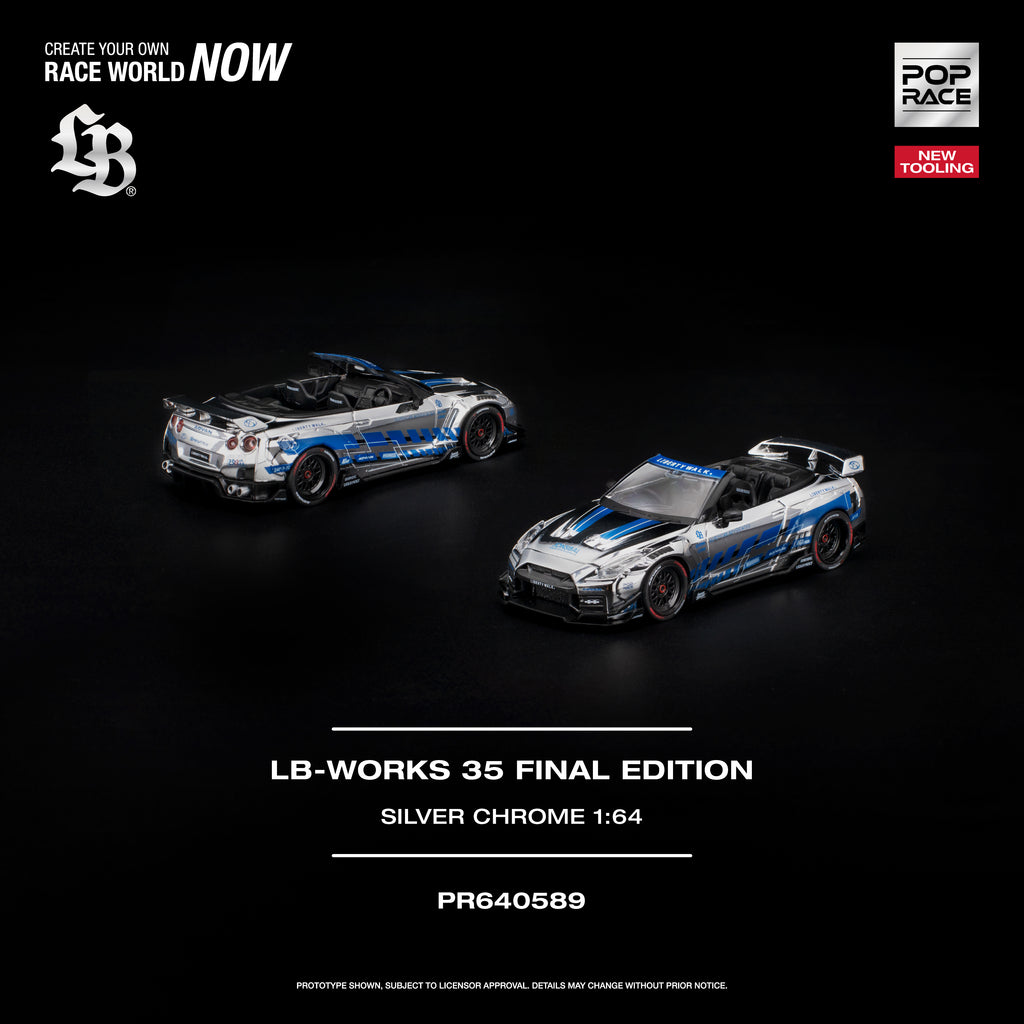 POP RACE LB-WORKS 35 FINAL EDITION SILVER CHROME
