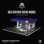 MoreArt 1:64 Gulf Gas Station Scene