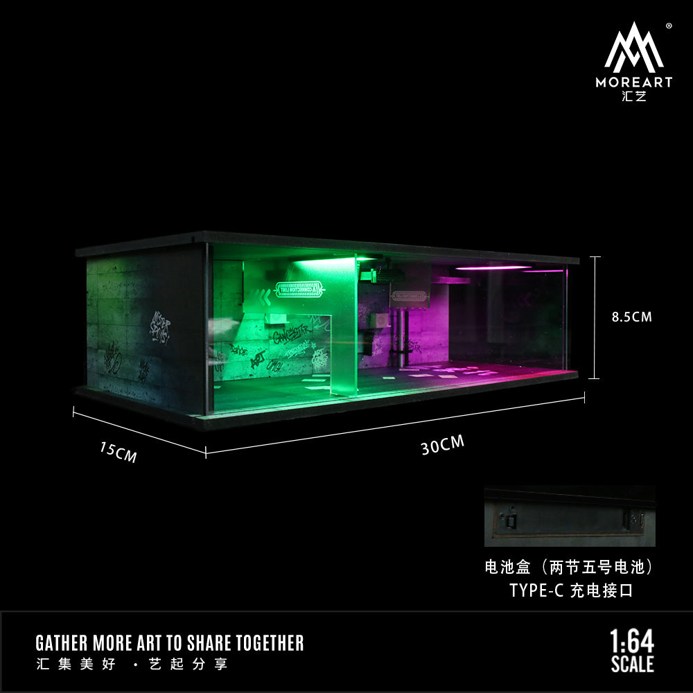 MoreArt 1:64 Cyberpunk 01 Lighted Model Set