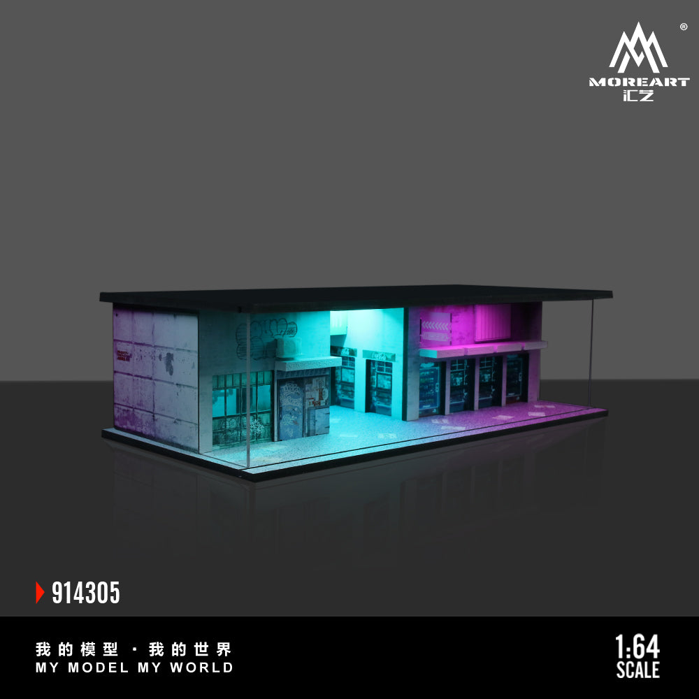 MoreArt 1:64 Cyberpunk 2003 Lighted Model Set
