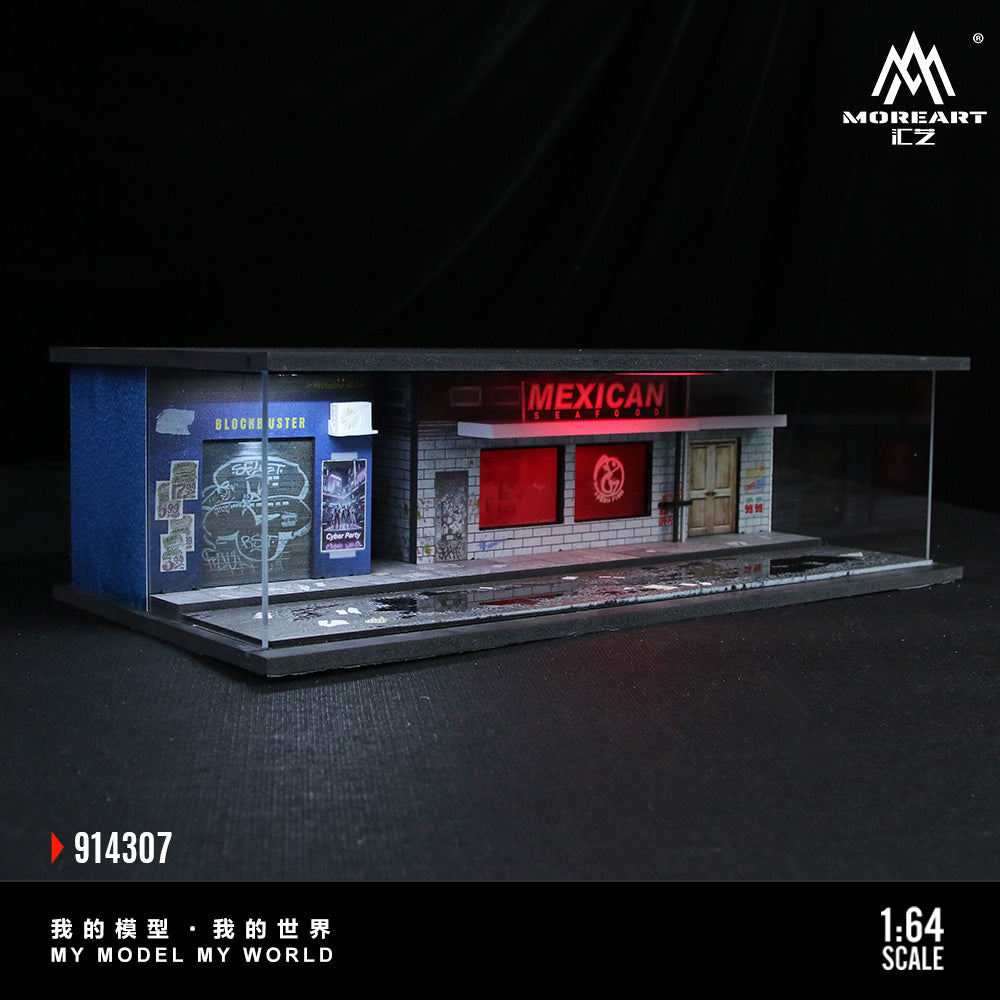 MoreArt 1:64 Cyberpunk Lighted Model Set, Model 05