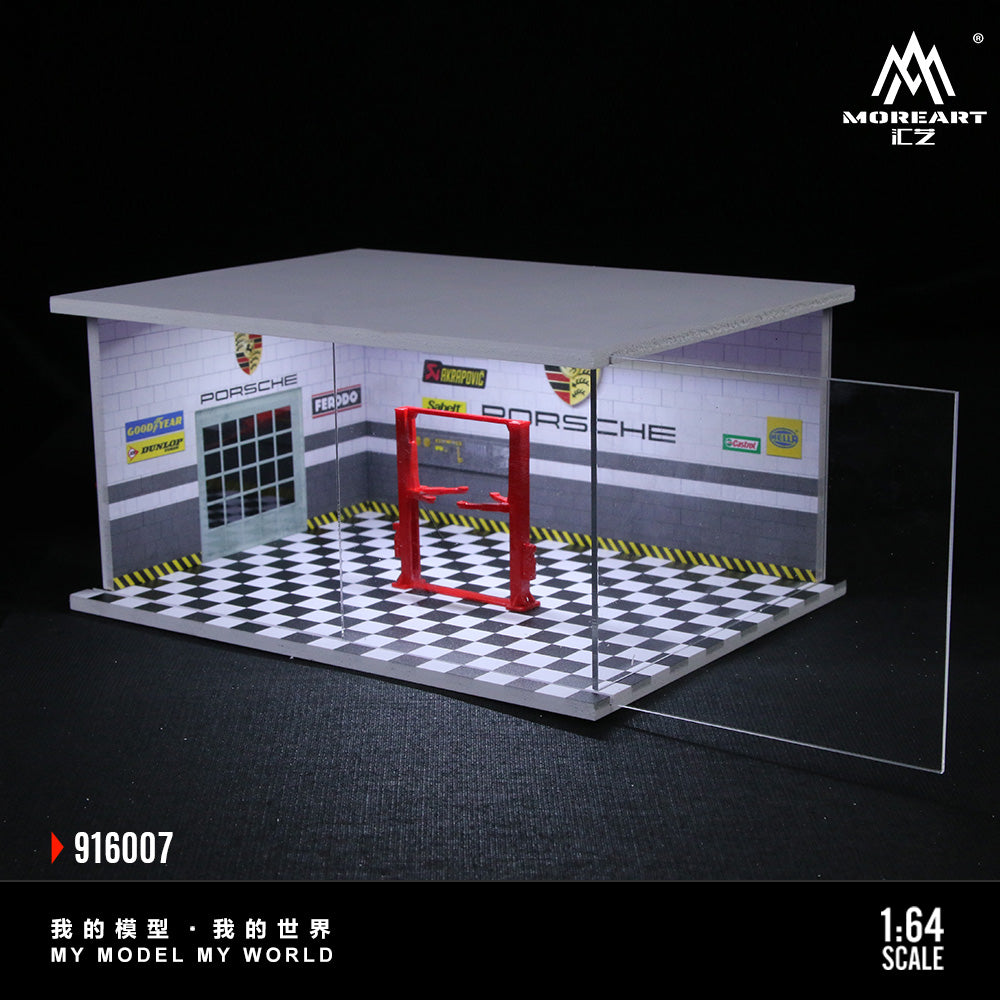 MoreArt 1:64 Auto Repair Shop F-style - Lighting Version Scene