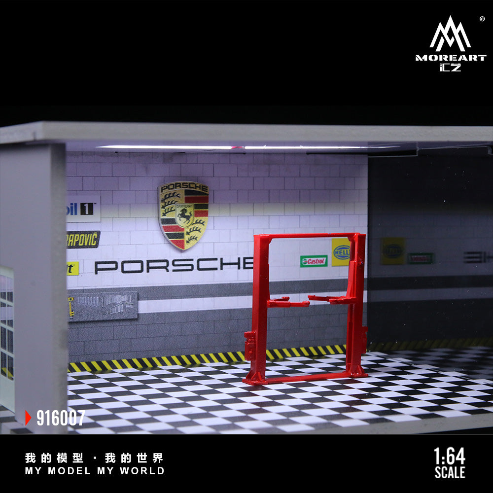 MoreArt 1:64 Auto Repair Shop F-style - Lighting Version Scene