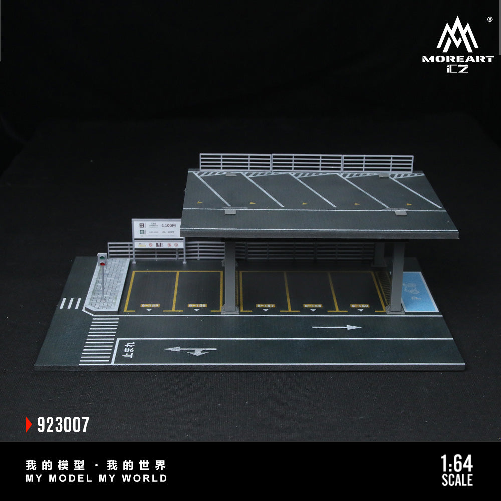 MoreArt1:64 A-Steel Frame Structure Platform Parking Scene G Model