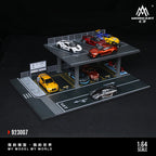 MoreArt1:64 A-Steel Frame Structure Platform Parking Scene G Model