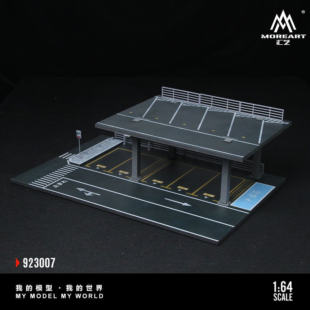 MoreArt1:64 A-Steel Frame Structure Platform Parking Scene G Model