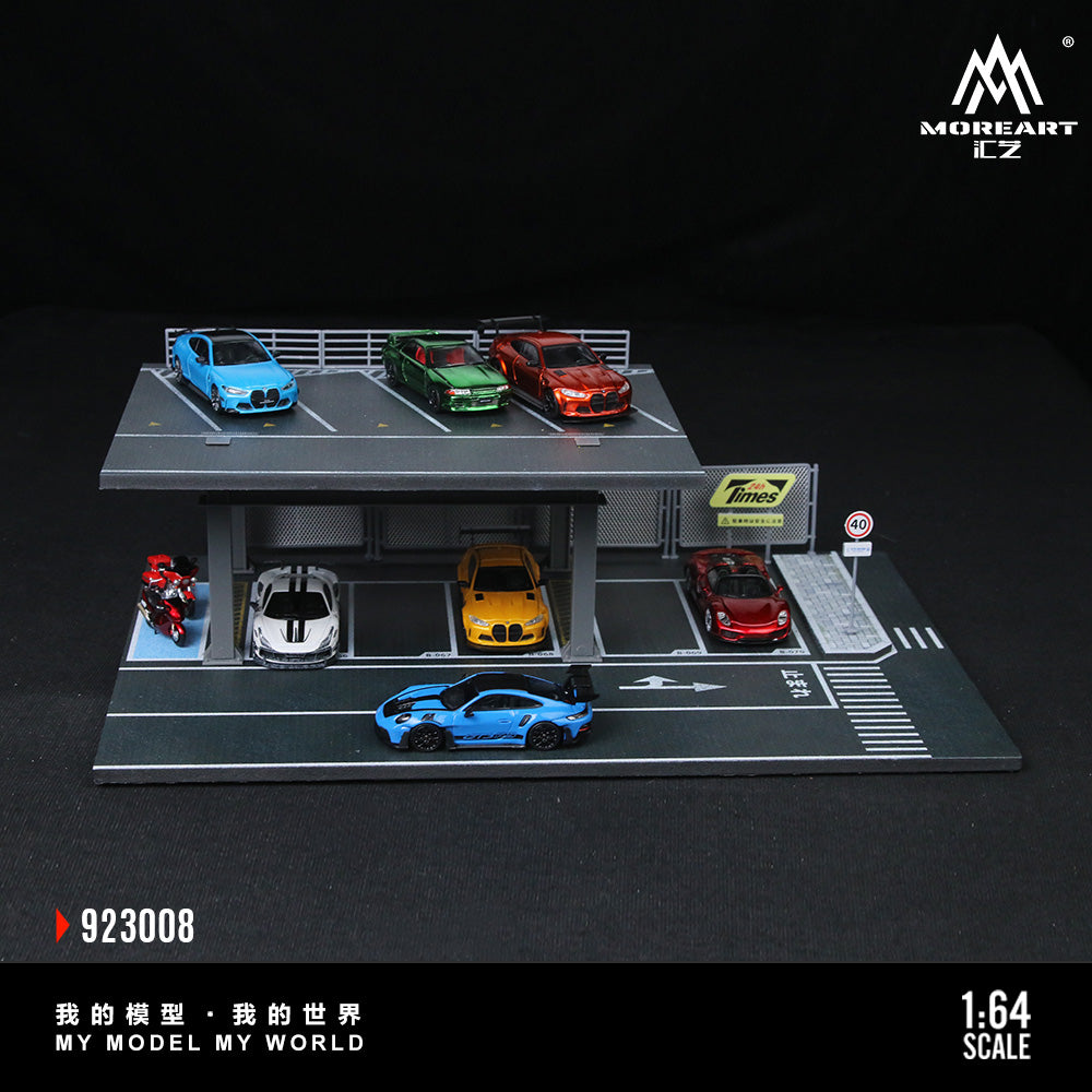 MoreArt 1:64 B-Steel Frame Structure Platform Parking Scene H