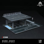 MoreArt 1:64 B-Steel Frame Structure Platform Parking Scene H