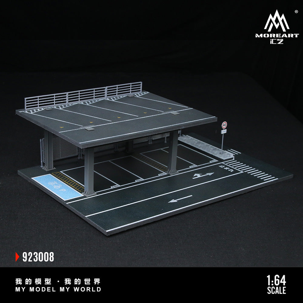 MoreArt 1:64 B-Steel Frame Structure Platform Parking Scene H
