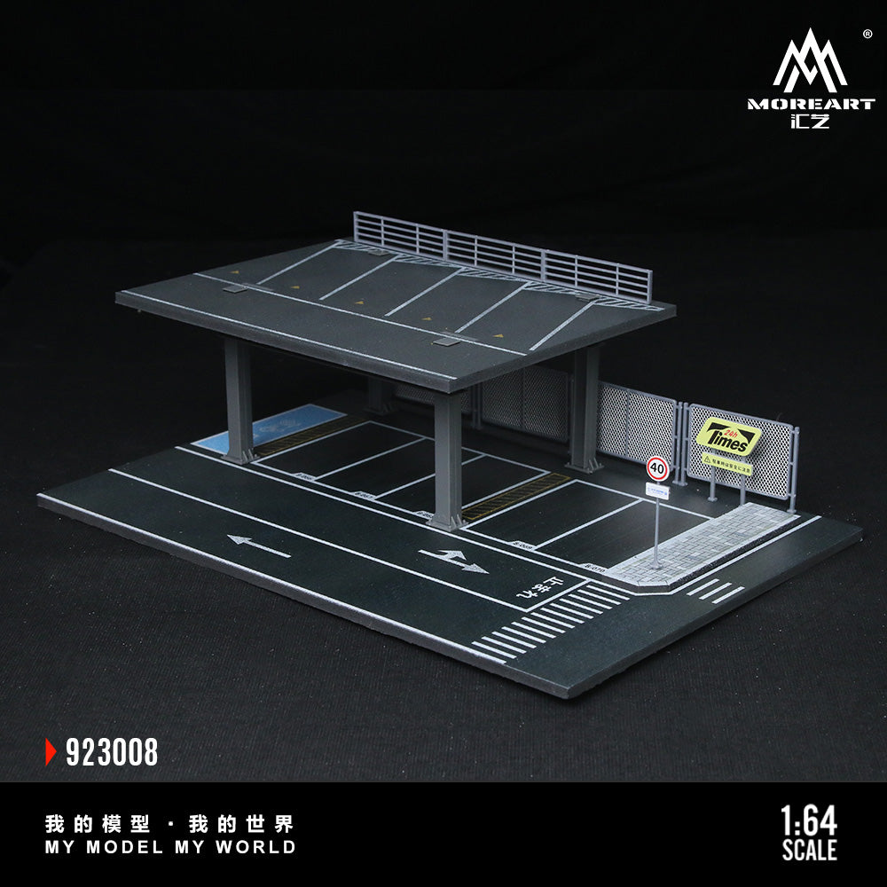 MoreArt 1:64 B-Steel Frame Structure Platform Parking Scene H
