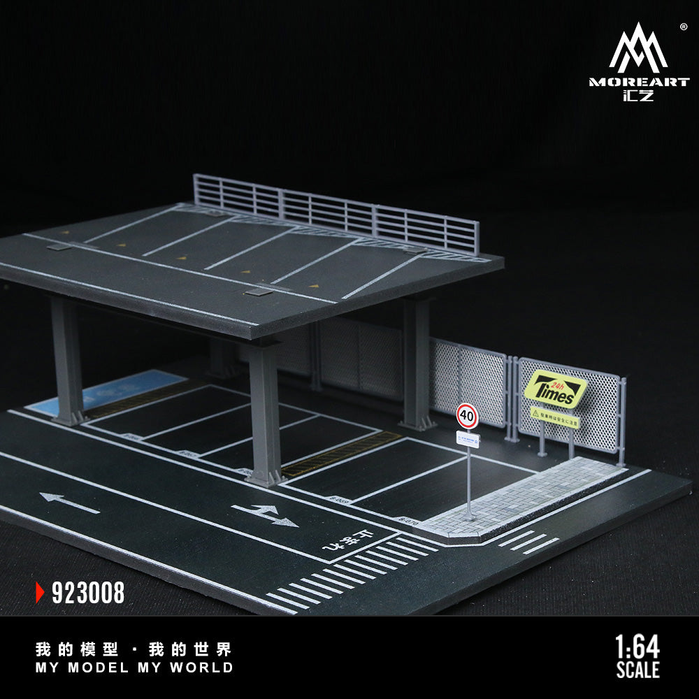 MoreArt 1:64 B-Steel Frame Structure Platform Parking Scene H