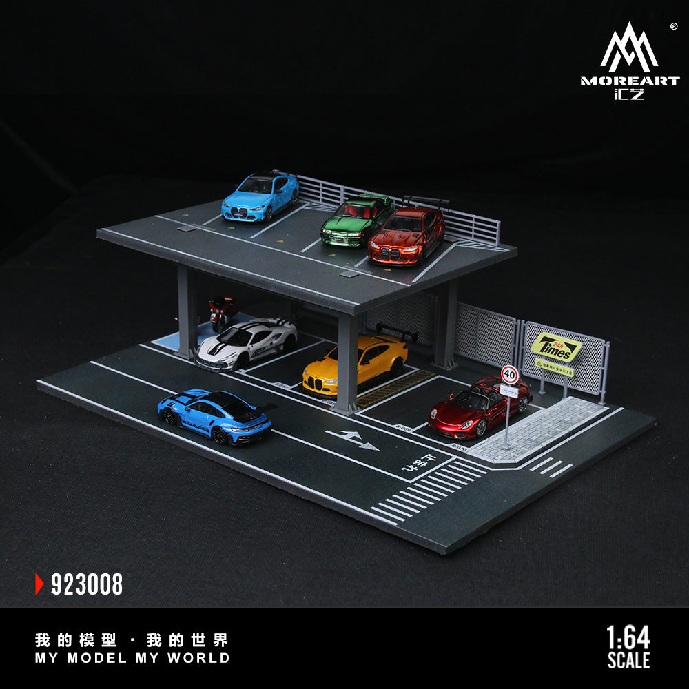 MoreArt 1:64 B-Steel Frame Structure Platform Parking Scene H