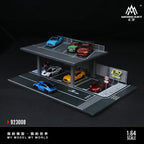 MoreArt 1:64 B-Steel Frame Structure Platform Parking Scene H