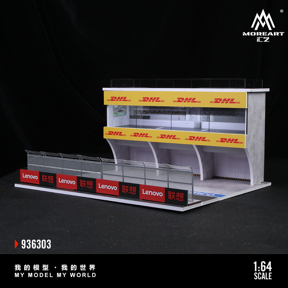 MoreArt 1:64 Porsche Carrera Cup Asian 3D Room Scene