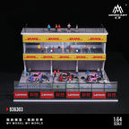 MoreArt 1:64 Porsche Carrera Cup Asian 3D Room Scene