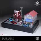 MoreArt 1:64 Takoyaki House Simulation Model (without dust cover)