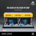 MoreArt 1:64 Race Maintenance Station Scene Simulation Model