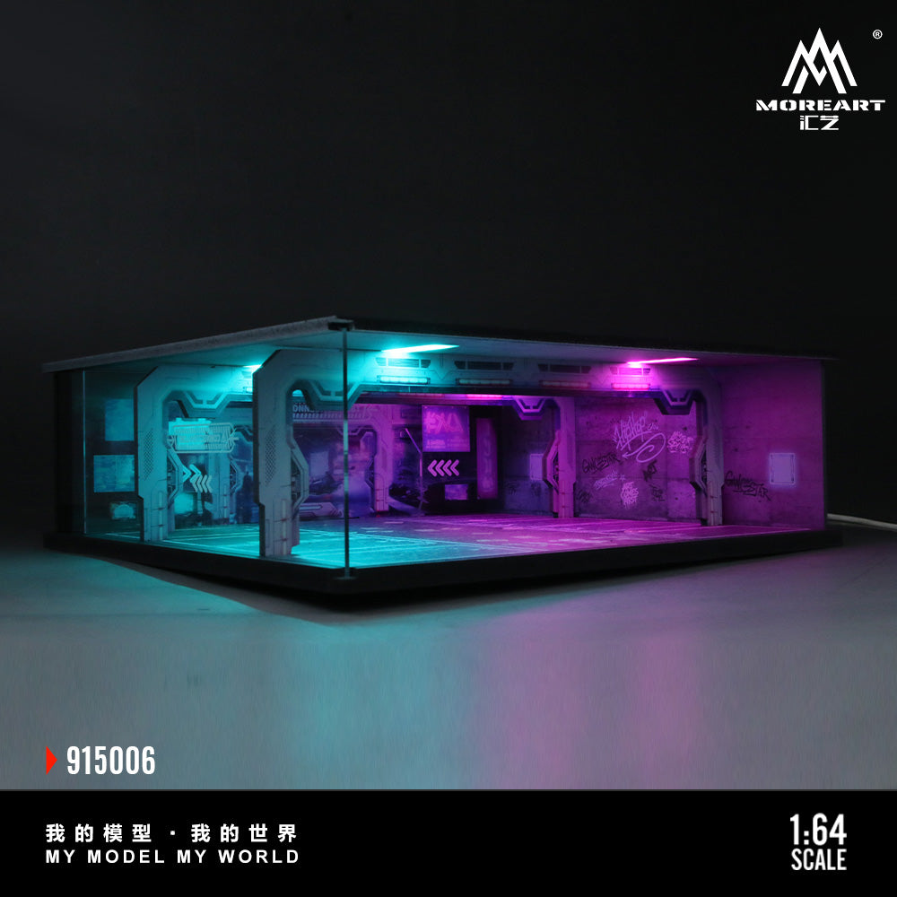 MoreArt 1:64 Underground Parking Garage Scene, Model 06