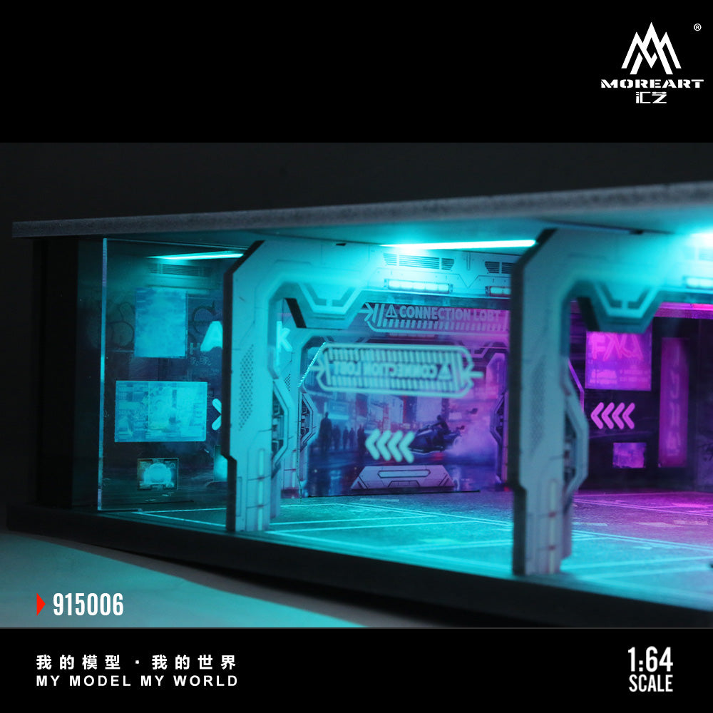 MoreArt 1:64 Underground Parking Garage Scene, Model 06