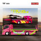 Cool Car 1:64 H300 Flatbed Transport Trailer - Back to the Future