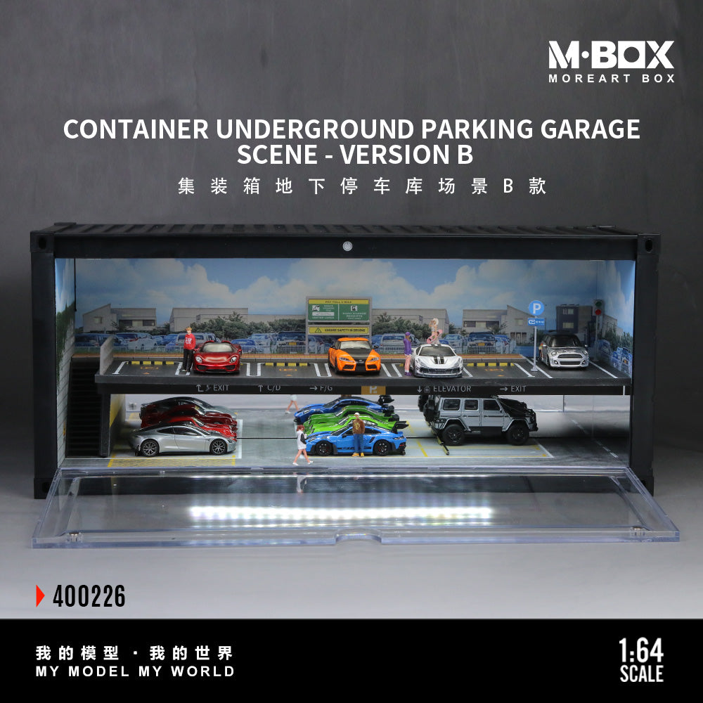 MBOX Container Underground Parking Garage Scene B (MB400226)