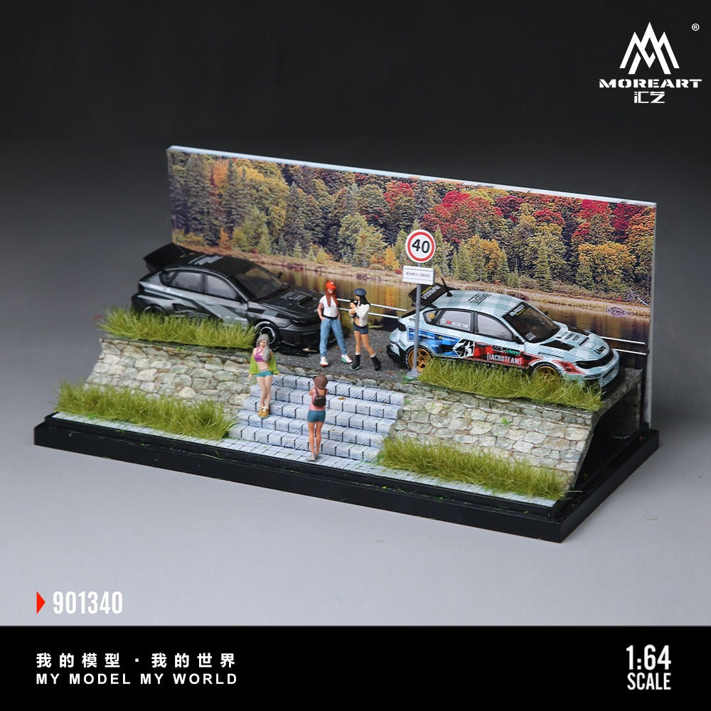 MoreArt 1:64 Waterfront Village Miniature Scene Model Series