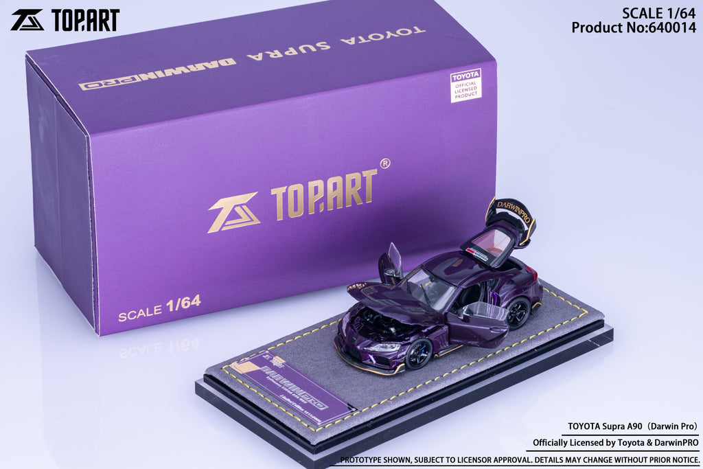 Topart 1/64 Toyota Official Authorization Supra A90（Darwin Pro Widebody Version ）