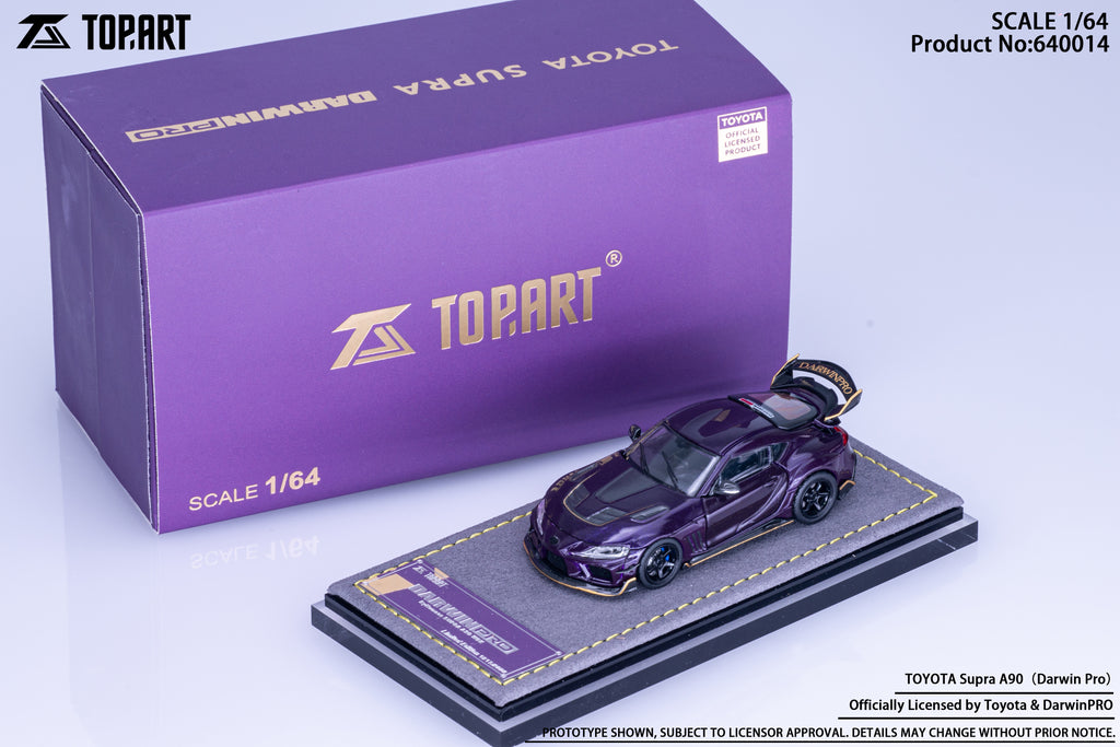 Topart 1/64 Toyota Official Authorization Supra A90（Darwin Pro Widebody Version ）