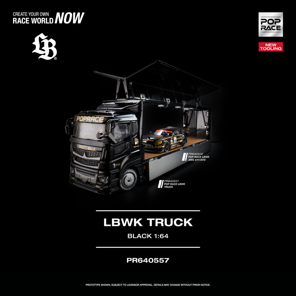 POP RACE LBWK TRUCK BLACK