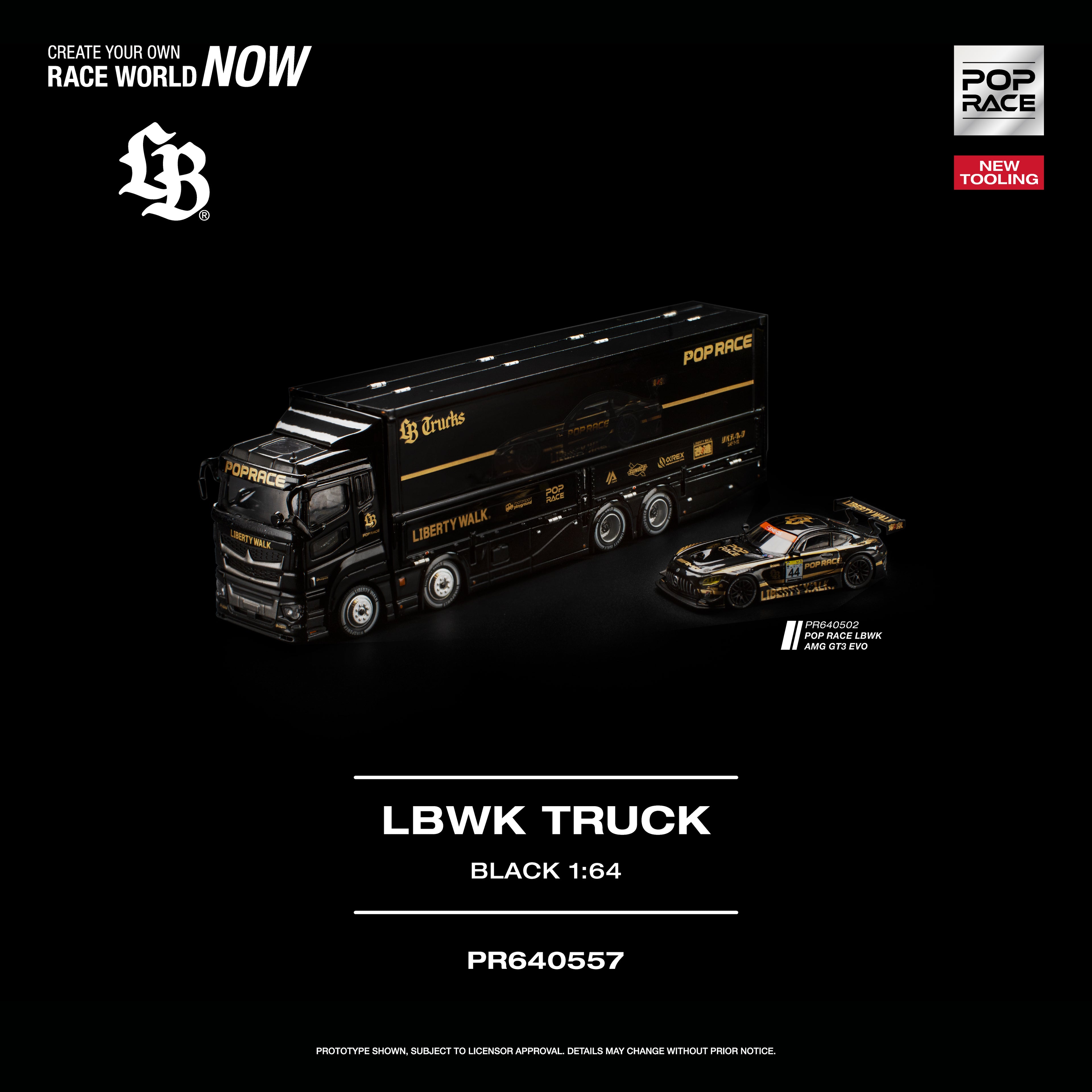 POP RACE LBWK TRUCK BLACK