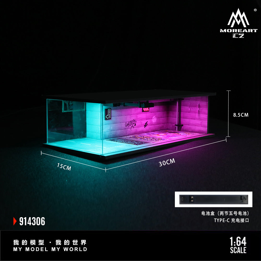 MoreArt 1:64 Cyberpunk 04 Lighted Model Set