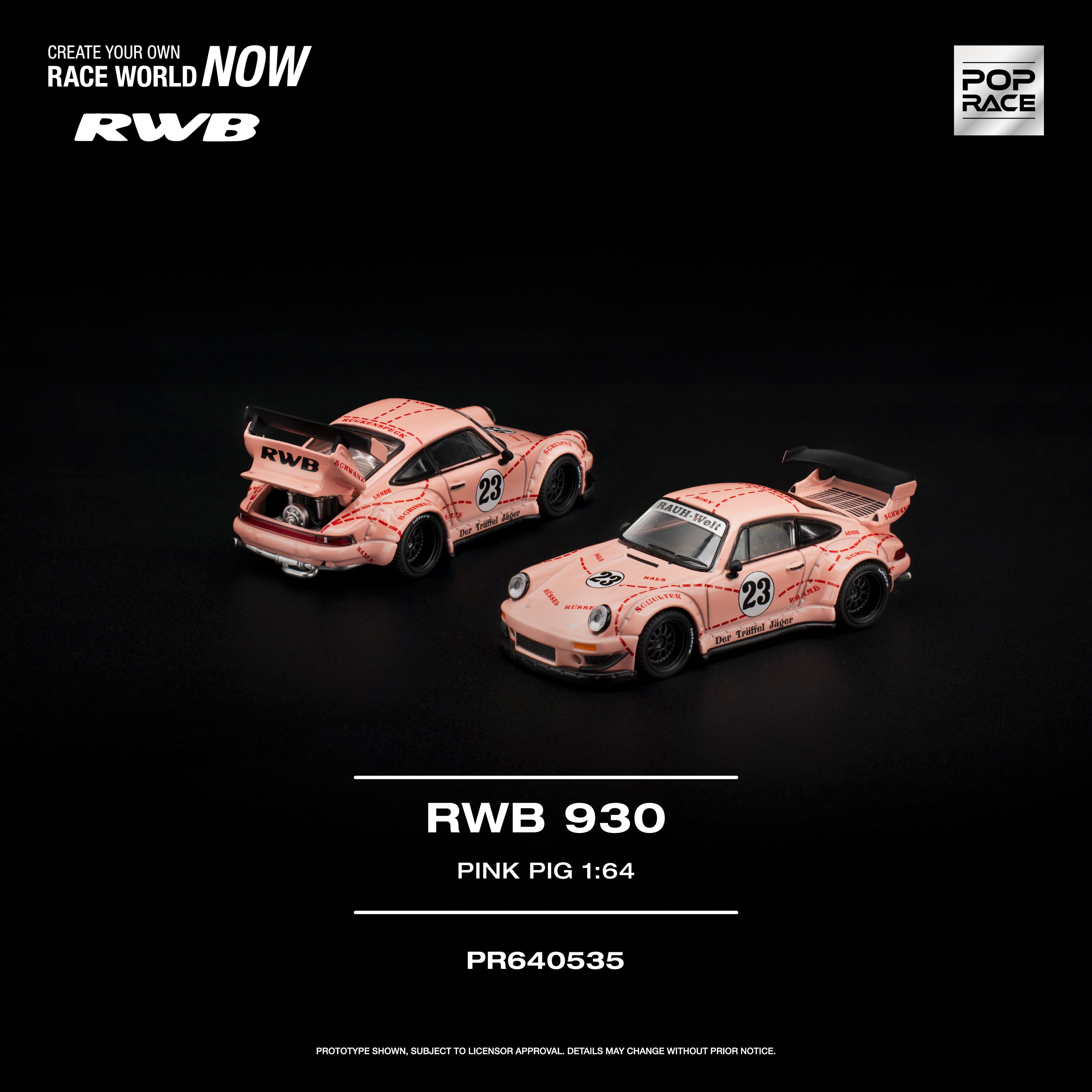 Pop Race RWB 930 "PINK PIG"