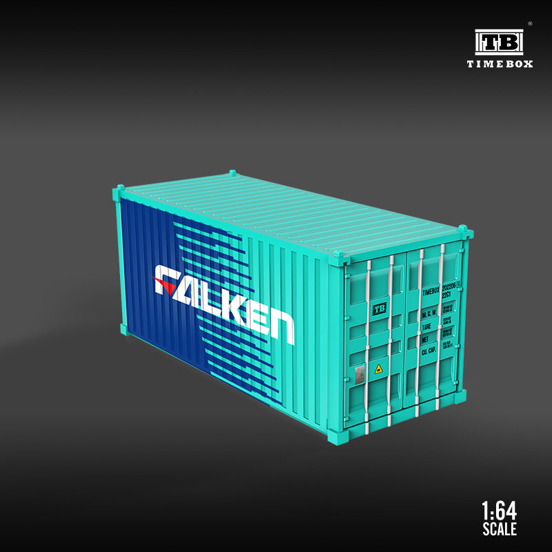 TimeBox 1:64 container – Falken Livery TB640110