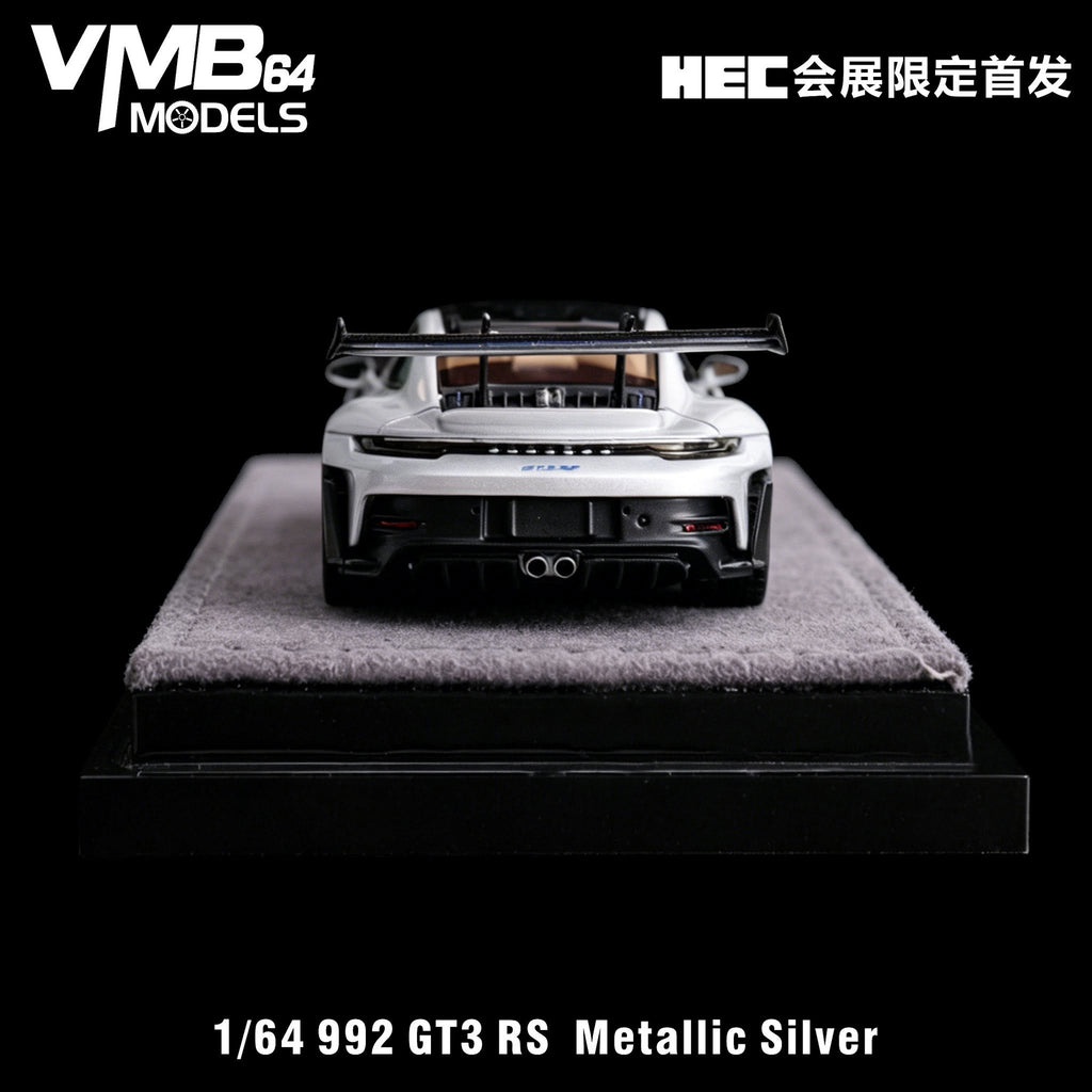 VMB 1/64 992 GT3 RS metallic silver | HEC Exclusive