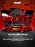 Cool Car Lamborghini GT EVO - Lightning McQueen Metallic Red Livery