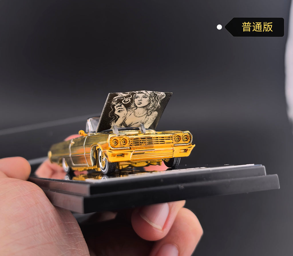 Fine Works64 1/64 Chevrolet Impala West Coast Bouncing Cars.