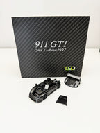 Transcend model 1:64 Porsche 911 GT1 24h LeMans 1997 Black Carbon Fiber Texture