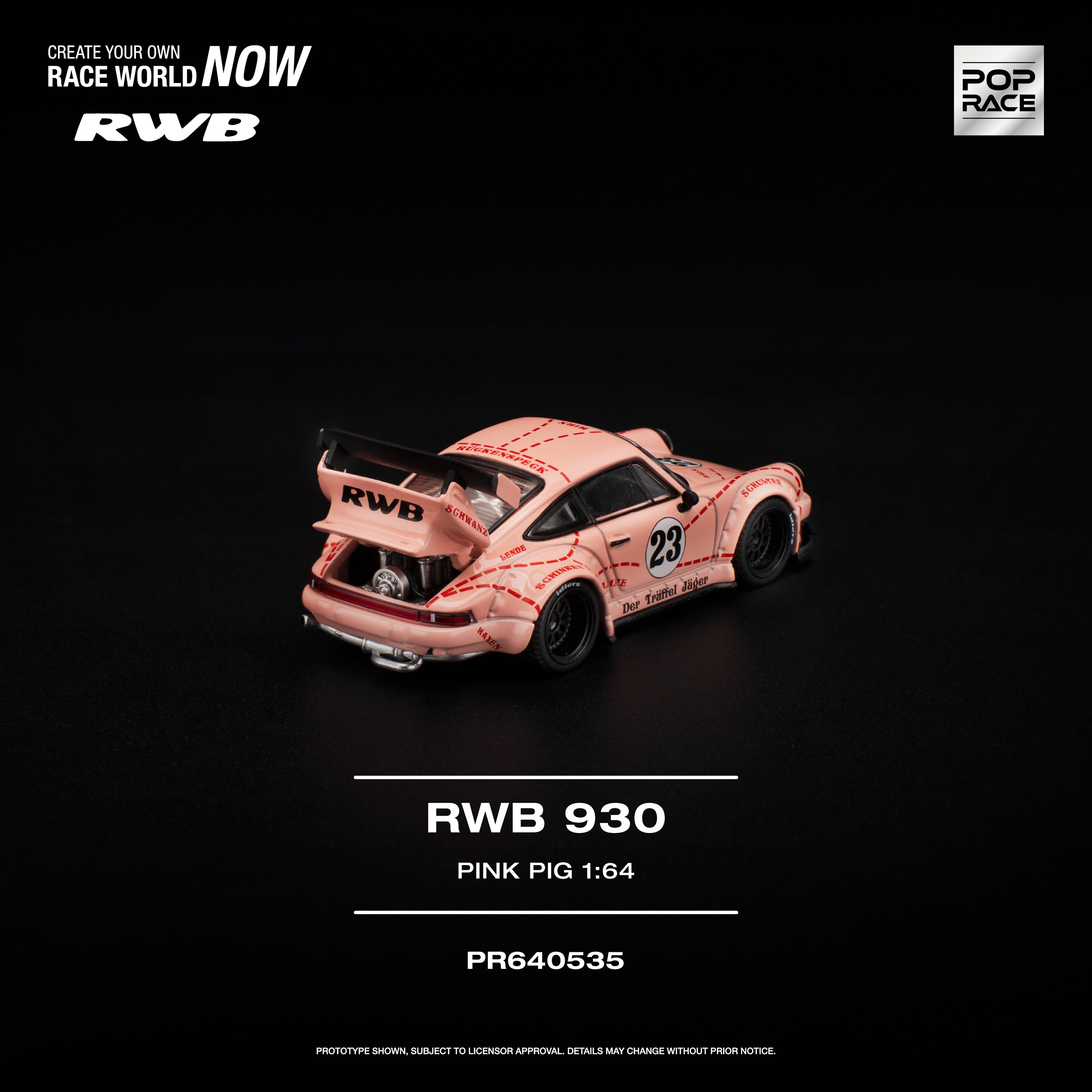 Pop Race RWB 930 "PINK PIG"