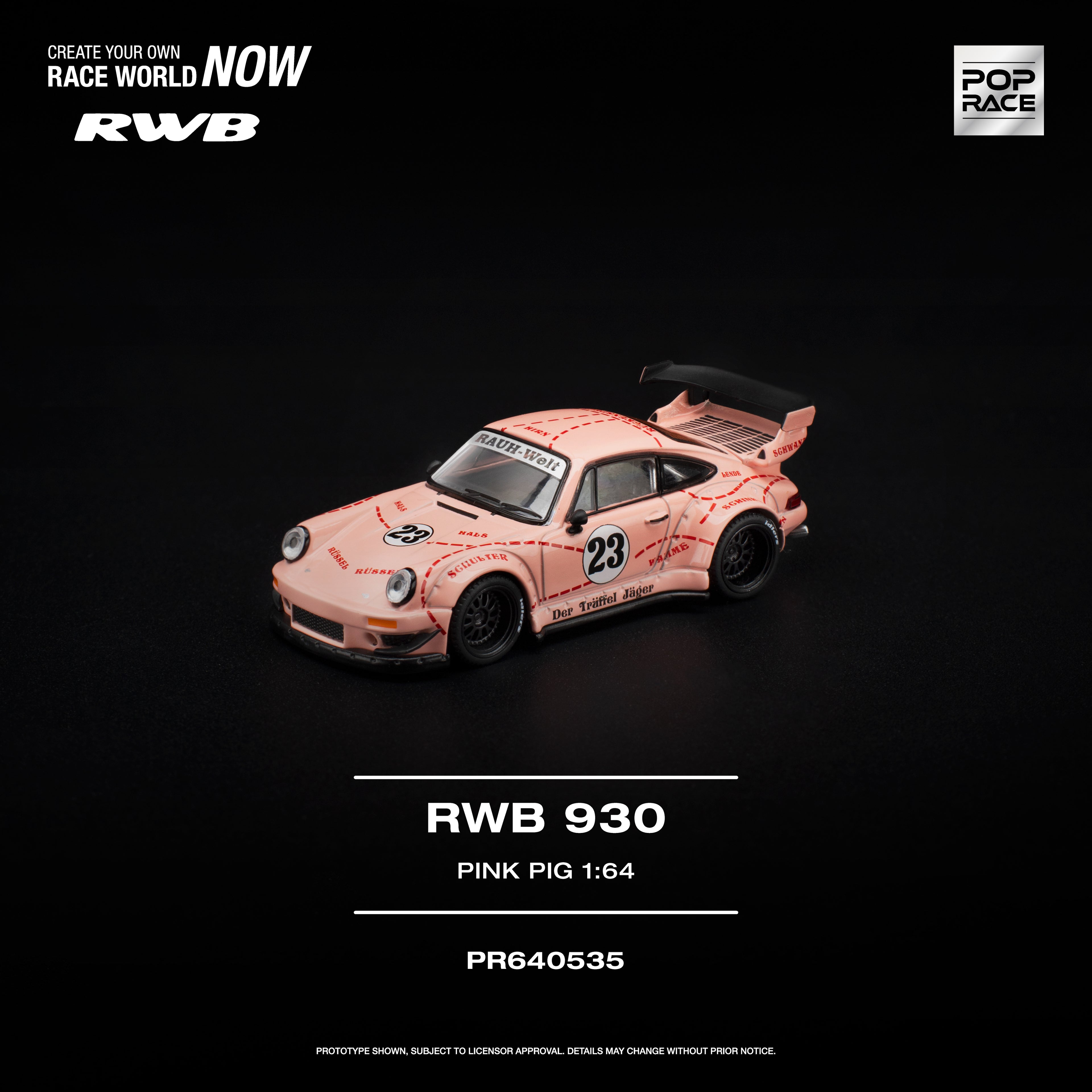 Pop Race RWB 930 "PINK PIG"