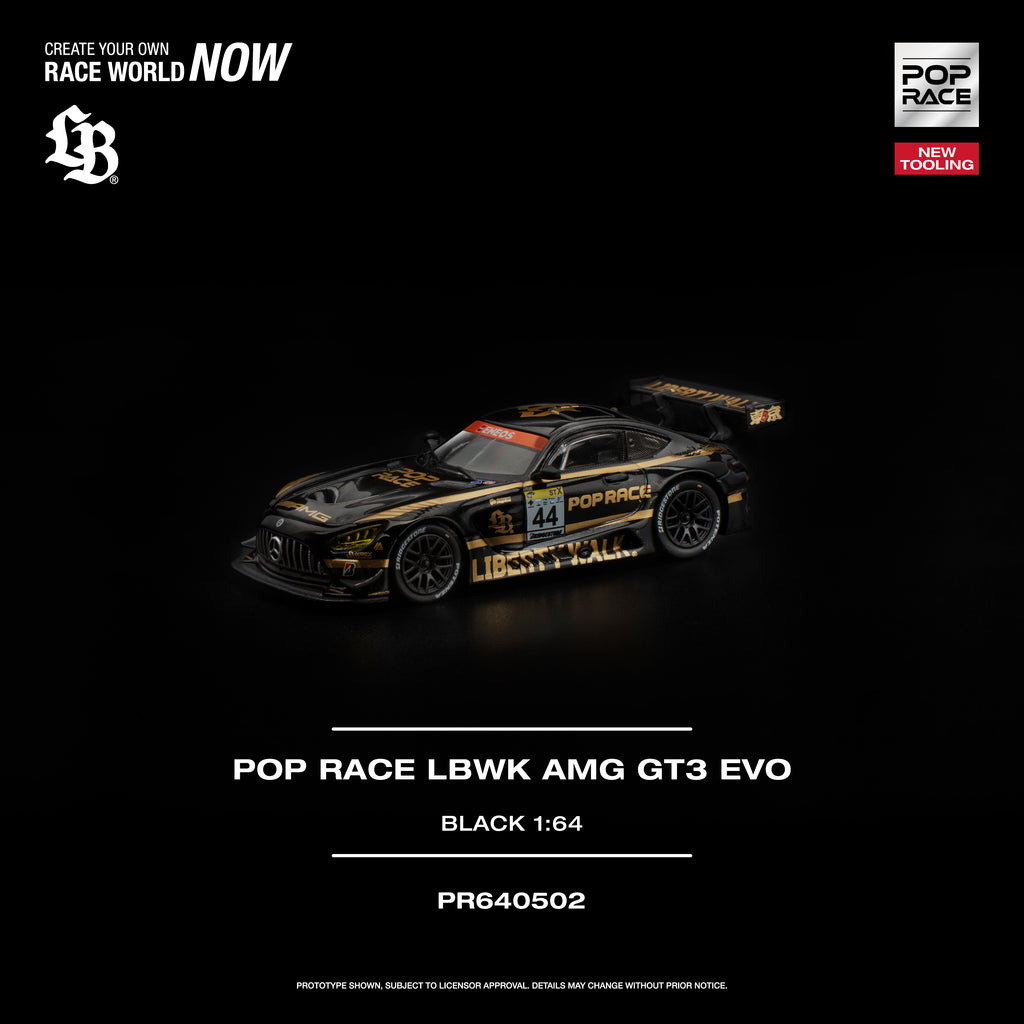POP RACE LBWK AMG GT3 EVO BLACK