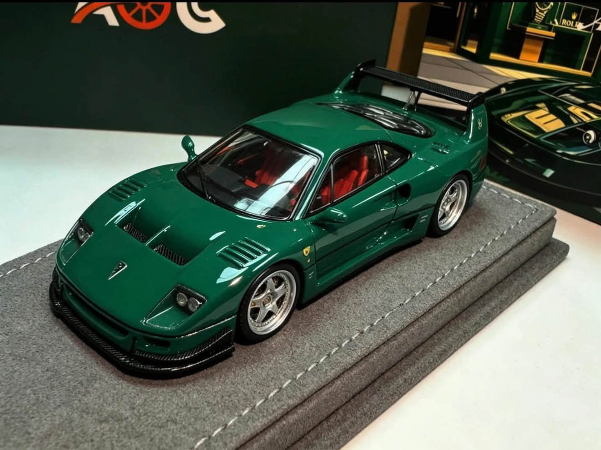 AOC Model 1/64 Ferrari F40 Rolex Green APAXPO