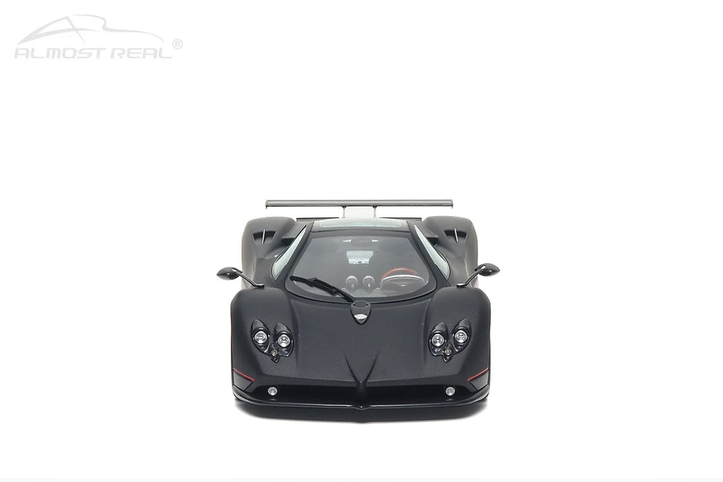 Almost Real 1:18 Pagani Zonda F - 2005 - Matt Carbon Black with Red Stripe 850411001