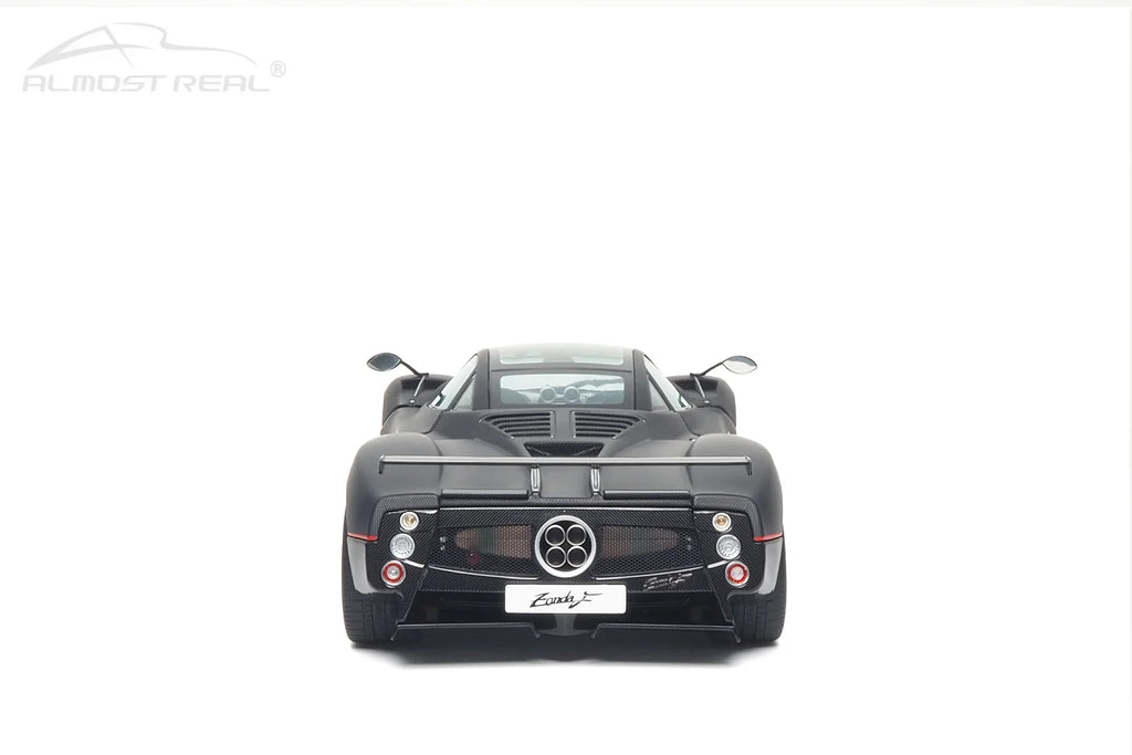 Almost Real 1:18 Pagani Zonda F - 2005 - Matt Carbon Black with Red Stripe 850411001