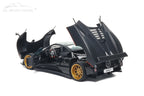 Almost Real 1:18 Pagani Zonda F - 2005 - Matt Carbon Black with Red Stripe 850411001
