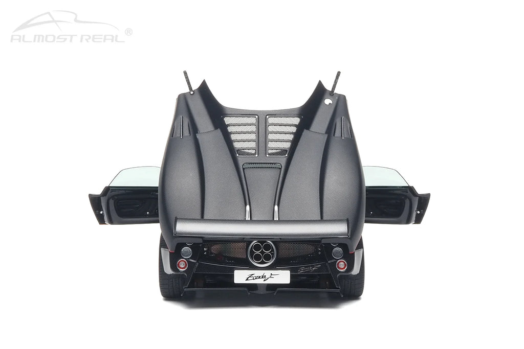 Almost Real 1:18 Pagani Zonda F - 2005 - Matt Carbon Black with Red Stripe 850411001